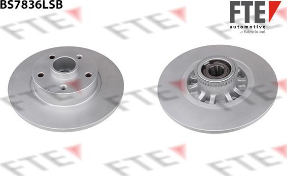 FTE BS7836LSB - Тормозной диск autospares.lv