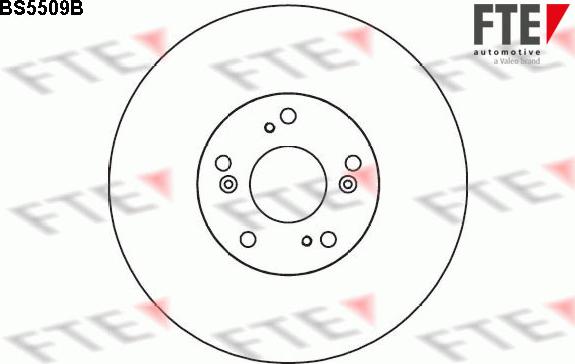 FTE 9081175 - Тормозной диск autospares.lv