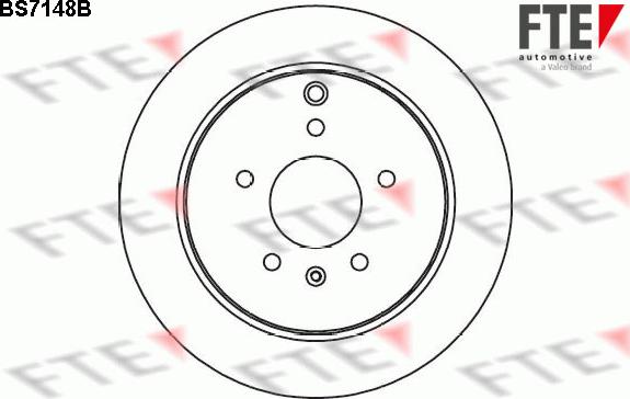 FTE 9081304 - Тормозной диск autospares.lv