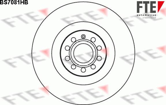 FTE 9081321 - Тормозной диск autospares.lv