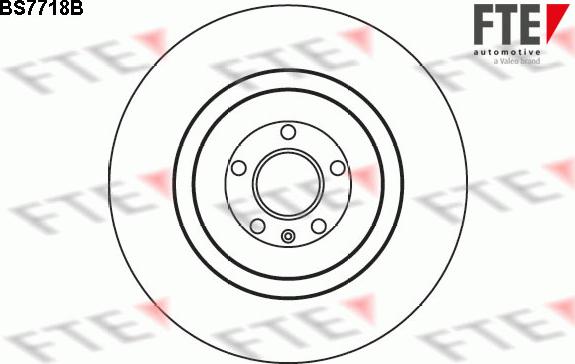 FTE 9081293 - Тормозной диск autospares.lv