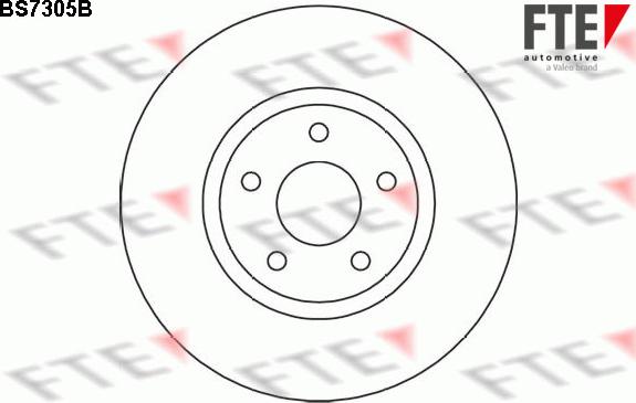 FTE 9081222 - Тормозной диск autospares.lv