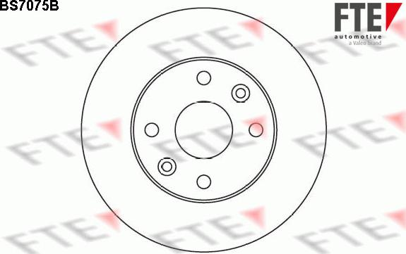 FTE 9082499 - Тормозной диск autospares.lv