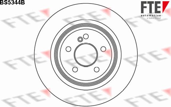 FTE 9082448 - Тормозной диск autospares.lv