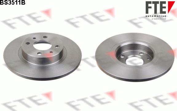 FTE 9082430 - Тормозной диск autospares.lv