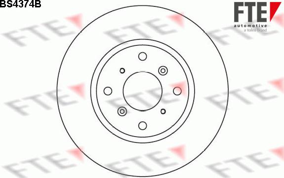 FTE 9082474 - Тормозной диск autospares.lv