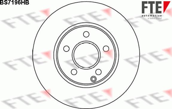 FTE 9082593 - Тормозной диск autospares.lv