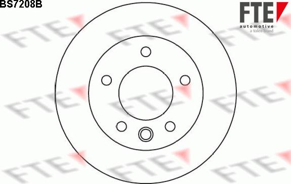 FTE 9082504 - Тормозной диск autospares.lv