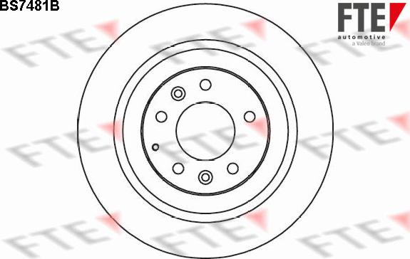 FTE 9082515 - Тормозной диск autospares.lv