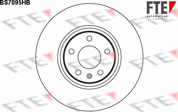 FTE 9082588 - Тормозной диск autospares.lv