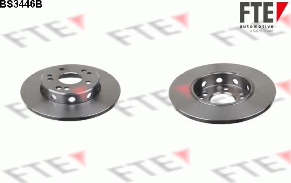 FTE 9082060 - Тормозной диск autospares.lv