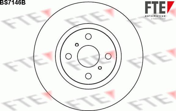 FTE 9082167 - Тормозной диск autospares.lv