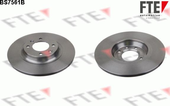 FTE 9082125 - Тормозной диск autospares.lv