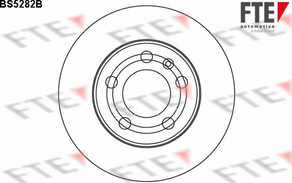 FTE 9082175 - Тормозной диск autospares.lv