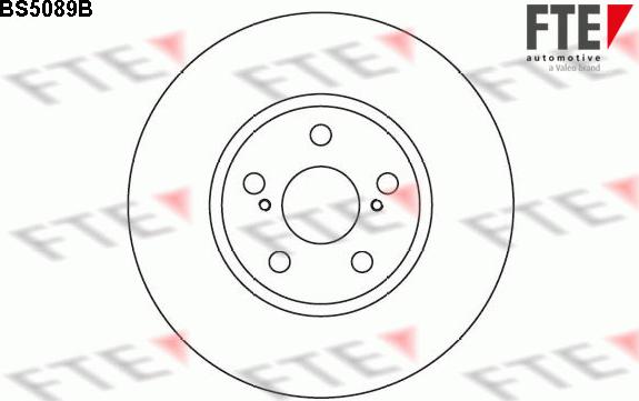 FTE 9082350 - Тормозной диск autospares.lv