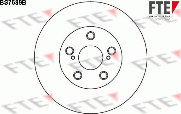 FTE 9082375 - Тормозной диск autospares.lv