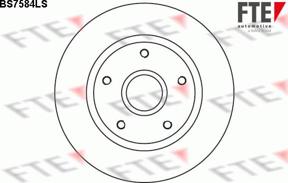 FTE 9071403 - Тормозной диск autospares.lv