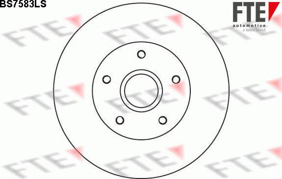 FTE 9071402 - Тормозной диск autospares.lv