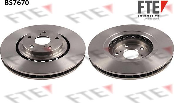 FTE BS7670 - Тормозной диск autospares.lv