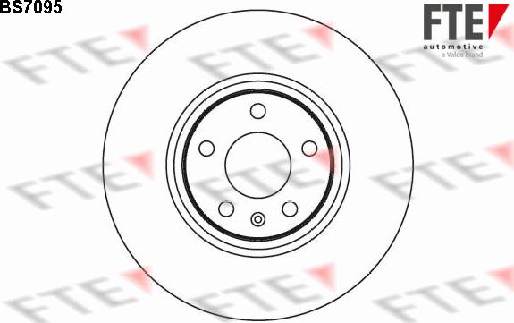 FTE 9071056 - Тормозной диск autospares.lv