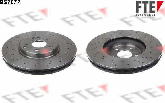FTE BS7072 - Тормозной диск autospares.lv