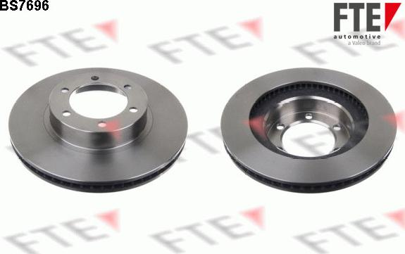 FTE 9071060 - Тормозной диск autospares.lv