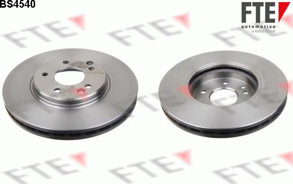 FTE 9071016 - Тормозной диск autospares.lv