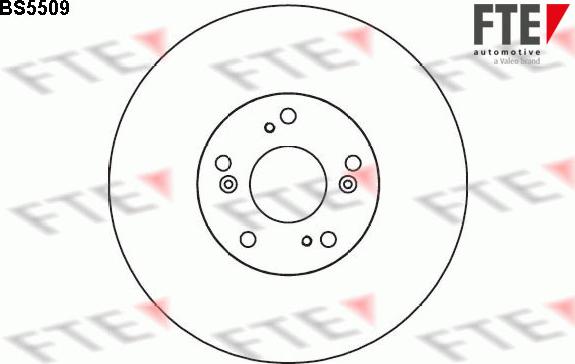 FTE 9071089 - Тормозной диск autospares.lv