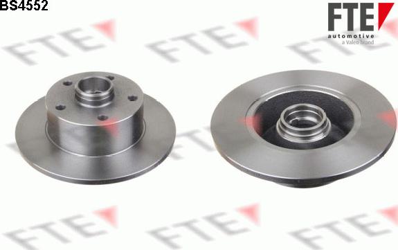 FTE BS4552 - Тормозной диск autospares.lv
