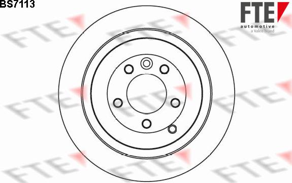 FTE 9071034 - Тормозной диск autospares.lv