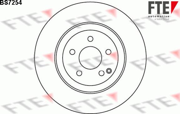 FTE 9071038 - Тормозной диск autospares.lv