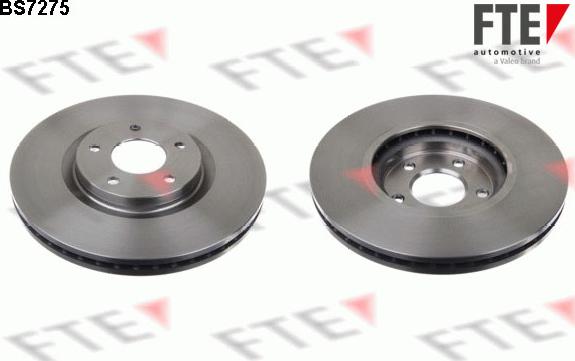 FTE BS7275 - Тормозной диск autospares.lv