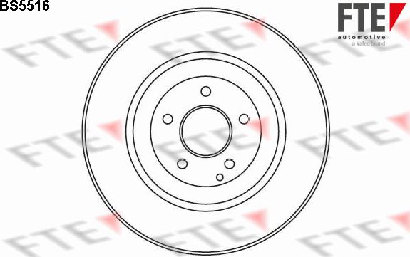 FTE 9071159 - Тормозной диск autospares.lv