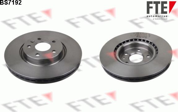 FTE 9071101 - Тормозной диск autospares.lv