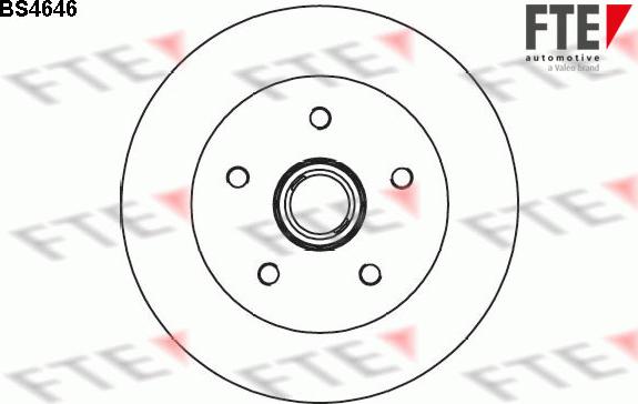 FTE 9071135 - Тормозной диск autospares.lv