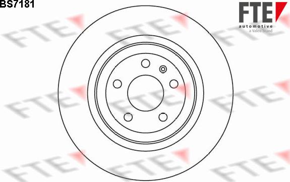 FTE 9071136 - Тормозной диск autospares.lv