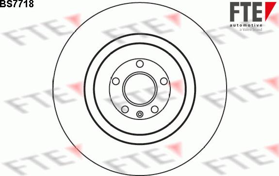 FTE 9071359 - Тормозной диск autospares.lv