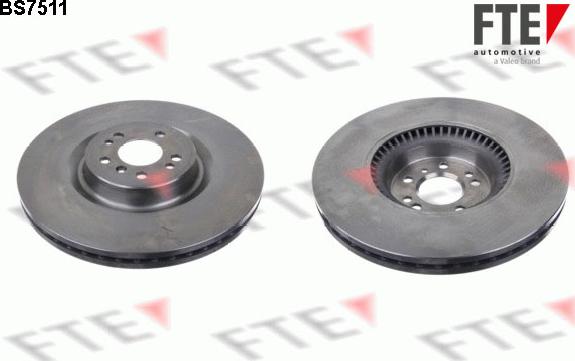 FTE BS7511 - Тормозной диск autospares.lv