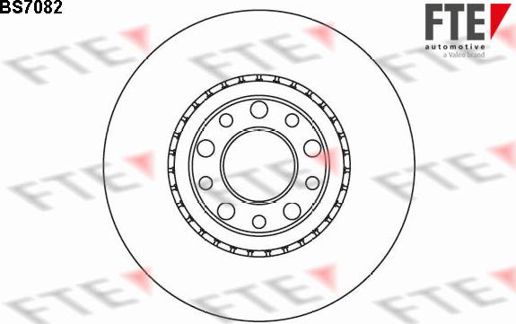 FTE 9071245 - Тормозной диск autospares.lv