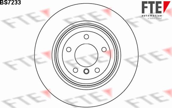 FTE BS7233 - Тормозной диск autospares.lv