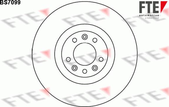 FTE 9071251 - Тормозной диск autospares.lv