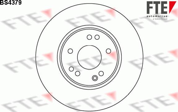 FTE 9071265 - Тормозной диск autospares.lv