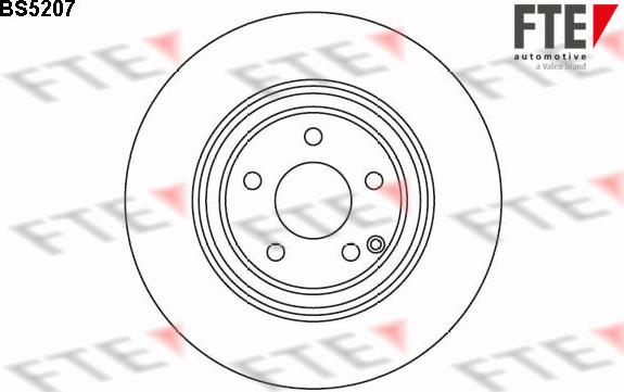 FTE BS5207 - Тормозной диск autospares.lv