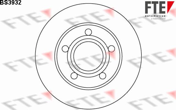 FTE 9072473 - Тормозной диск autospares.lv