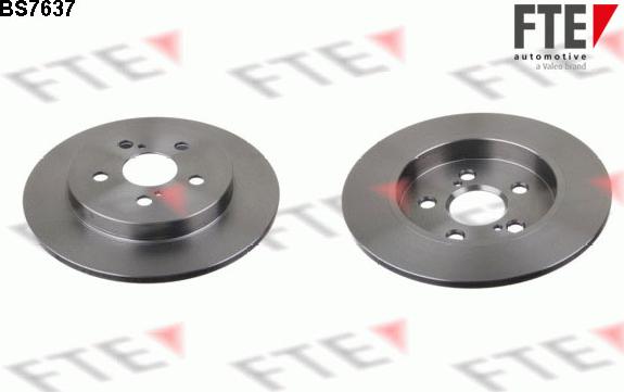 FTE BS7637 - Тормозной диск autospares.lv