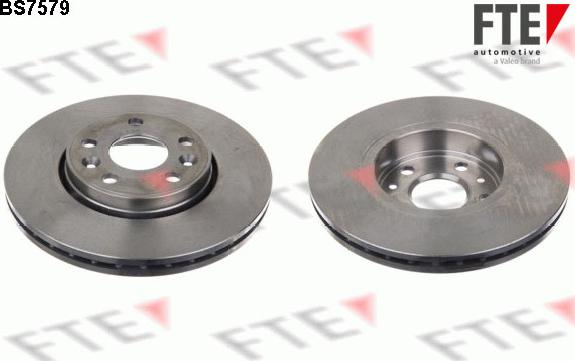 FTE BS7579 - Тормозной диск autospares.lv