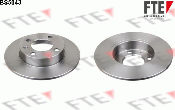 FTE 9072585 - Тормозной диск autospares.lv
