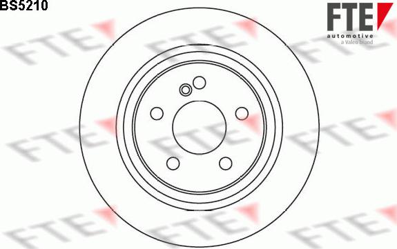 FTE BS5210 - Тормозной диск autospares.lv