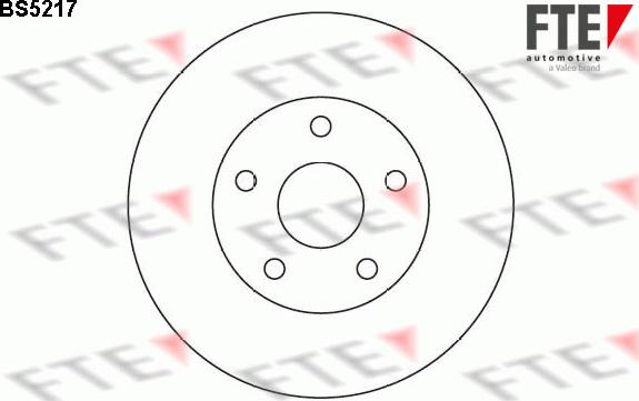 FTE 9072634 - Тормозной диск autospares.lv