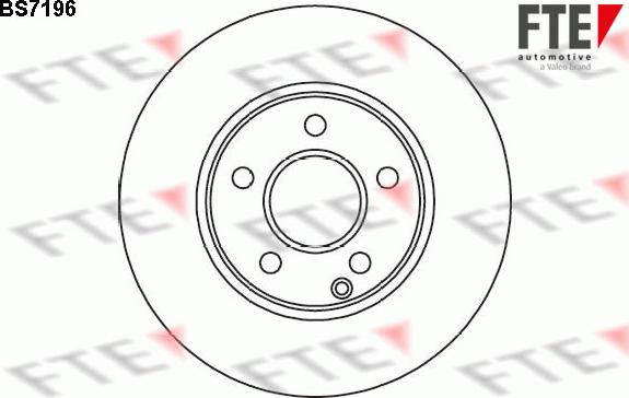 FTE 9072051 - Тормозной диск autospares.lv